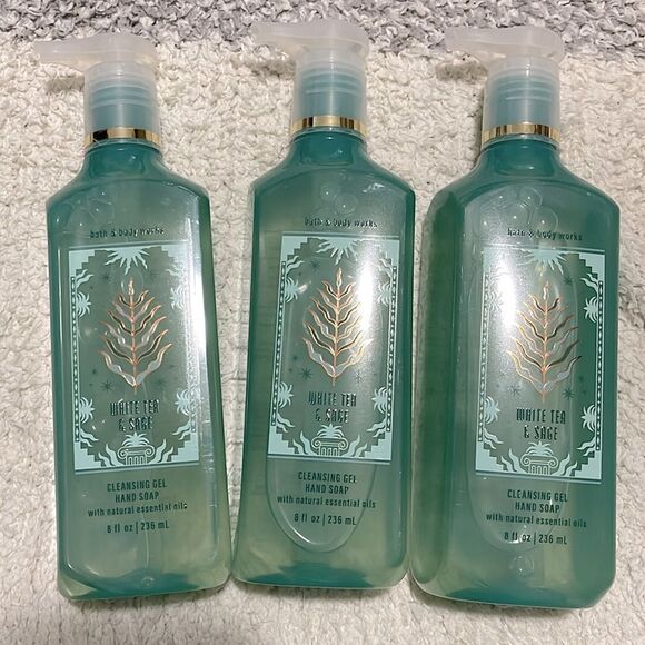 NEW- White Barn / Bath & Body Works. 3 White Tea & Sage - Picture 1 of 3